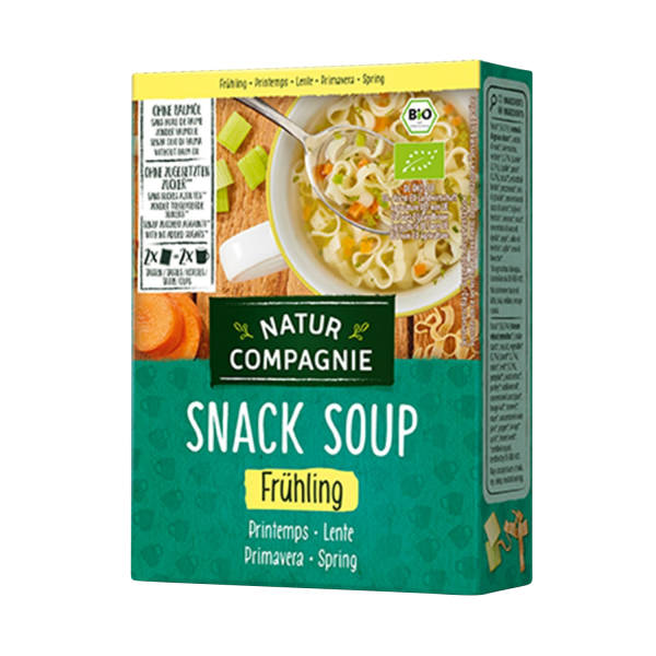 Natur Compagnie SNACK SOUP spring, organic, 2x17g
