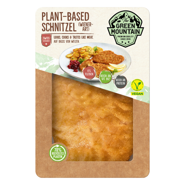 The Green Mountain Vegan Plant-Based Schnitzel (Vienna Style), 180g