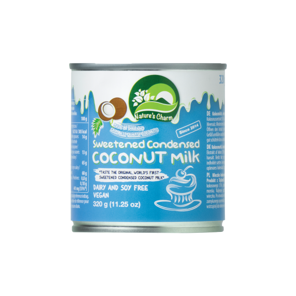 Nature&#039;s Charm Coconut condensed milk alternative, thickened &amp; sweetened, 320g