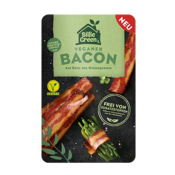 Billie Green vegan bacon, 90g