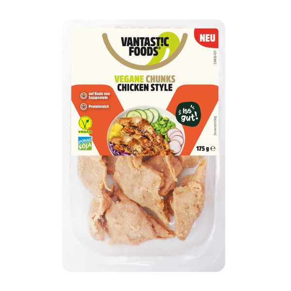 Vantastic Foods VEGAN CHUNKS Chicken Style, 175g