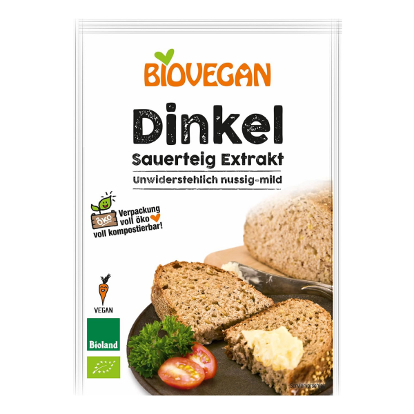 Biovegan SPELT SOUR DOUGH extract, ORGANIC, 30g