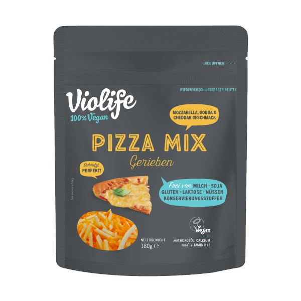 Violife grated mix for pizza, 180g