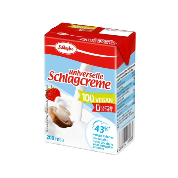 Schlagfix UNIVERSAL WHIPPING CREAM in tetrapack, 200ml