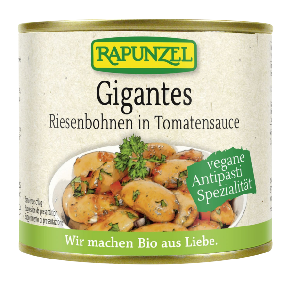 Rapunzel GIGANTES Riesenbohnen in Tomatensauce, BIO, 230g