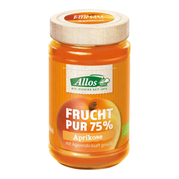 Allos FRUIT PURE 75% apricot, ORGANIC, 250g