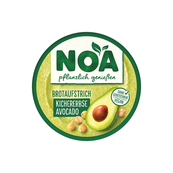 Noa BROTAUFSTRICH Kichererbse Avocado, 175g