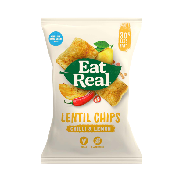 Eat Real CRISPS Lentil Chilli &amp; Lemon, 113g