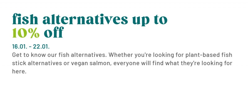 Fish alternatives