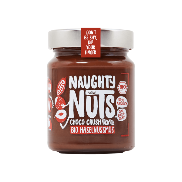 Naughty Nuts HASELNUSSMUS CHOCO CRUSH, BIO, 250g