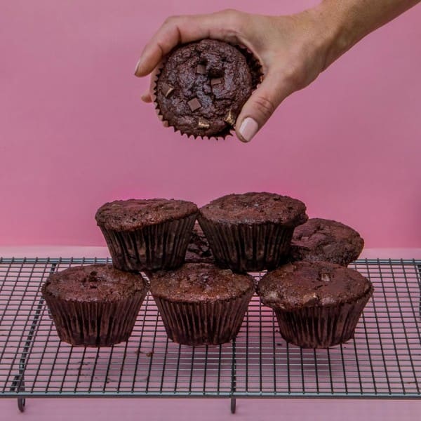 VEGAN CHOCOLATE MUFFINS