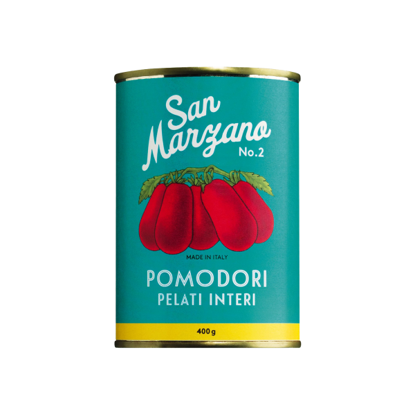 San Marzano TOMATOES whole &amp; peeled, 400g