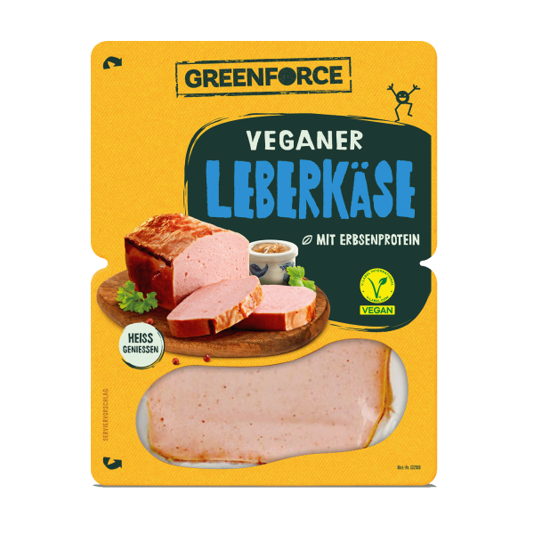 GREENFORCE Veganer Leberkäse, 160g