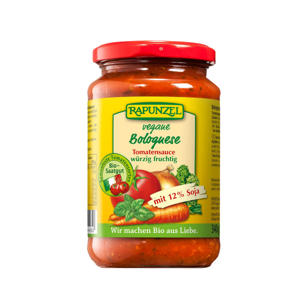 Rapunzel VEGAN BOLOGNESE tomato sauce, ORGANIC, 340g