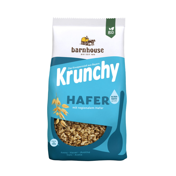 Barnhouse KRUNCHY OATS alternative sweetened, ORGANIC, 375g