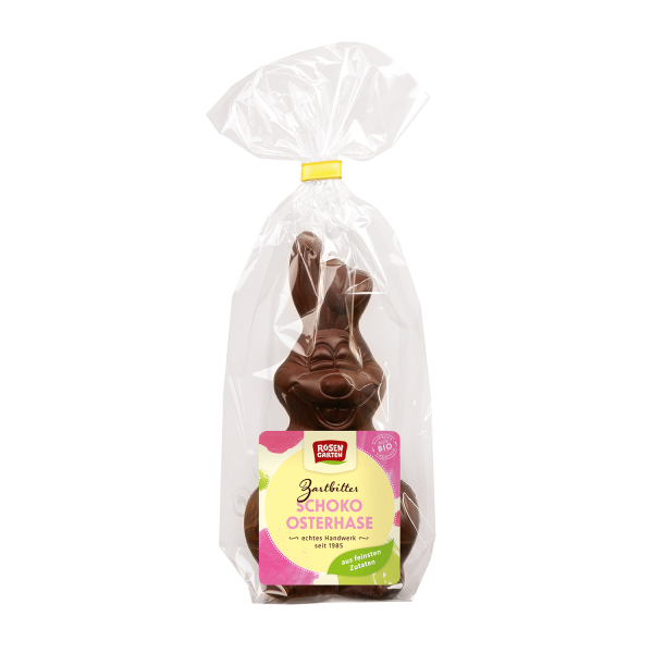 Rosengarten DARK CHOCOLATE EASTER-BUNNY, Organic, 80g