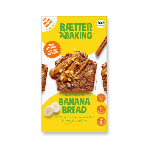 Baetter Backen BAKING MIX banana bread, ORGANIC, 309g