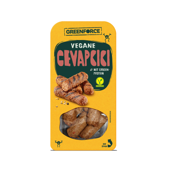 GREENFORCE Vegane Cevapcici, 180g