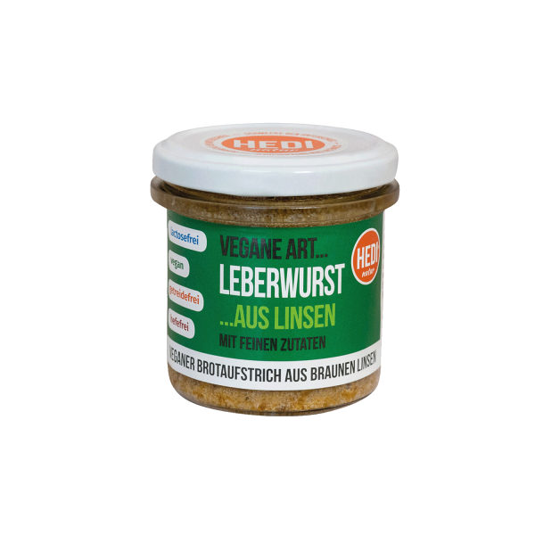 Hedi Vegan Style &quot;Leberwurst&quot; made from lentils, Organic, 140g