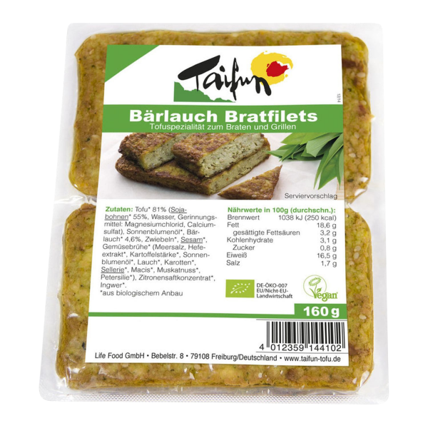 Taifun BÄRLAUCH BRATFILETS, BIO, 160g