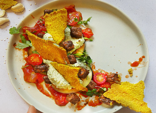 Aubergine-mit-Tomaten