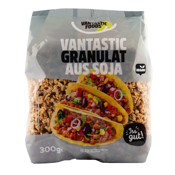 Vantastic foods VANTASTIC GRANULAT aus Soja, 300g