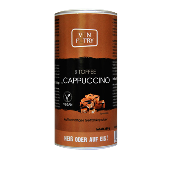 VGN FCTRY INSTANT Typ CAPPUCCINO Toffee, 280g