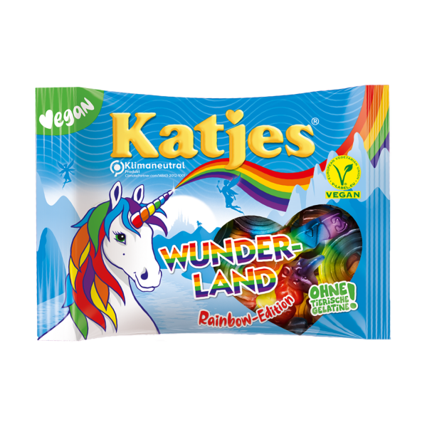 Katjes FRUCHTGUMMI Wunderland Rainbow-Edition, 200g