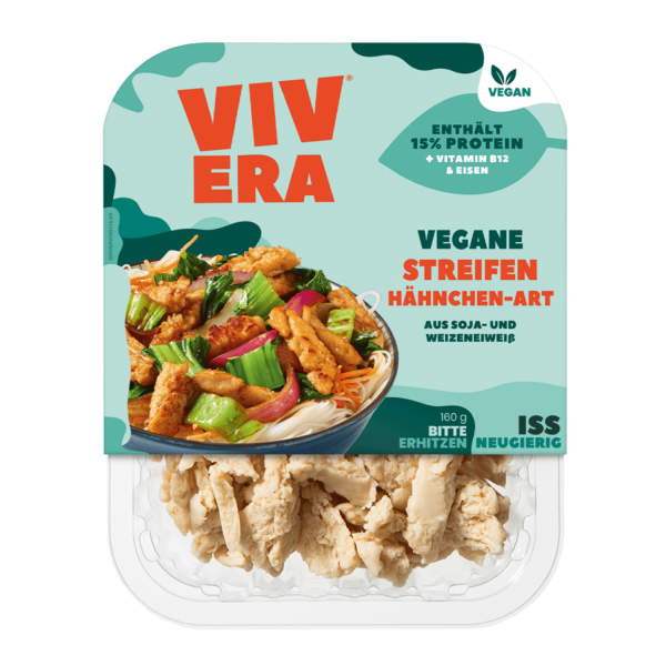 Vivera Vegane Streifen Hähnchen-Art, 160g