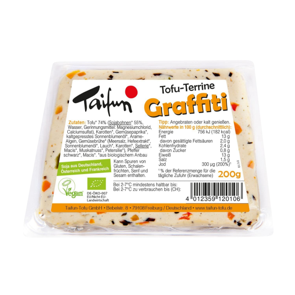 Taifun GRAFFITI Tofu-Terrine, BIO, 200g