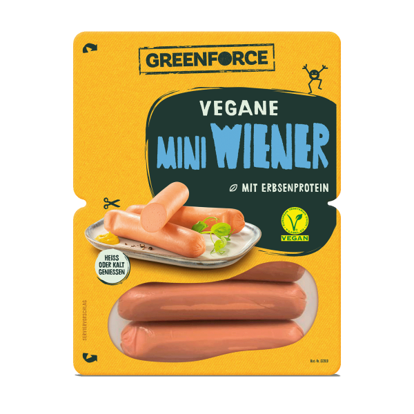 GREENFORCE Vegan Mini-Wiener, 180g