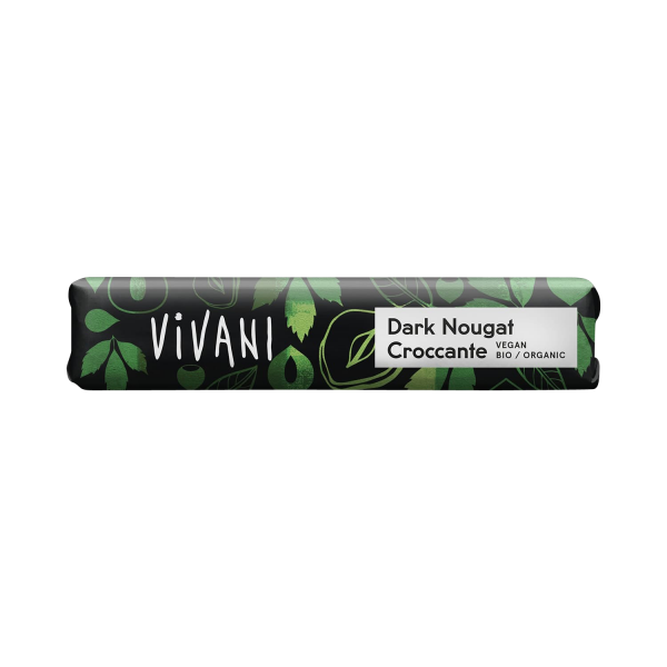 Vivani DARK NOUGAT CROCCANTE, ORGANIC, 35g