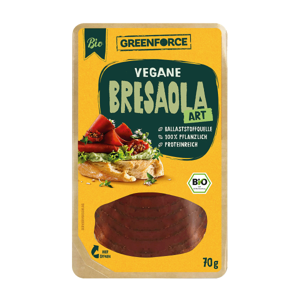 GREENFORCE Vegan Bresaola Style, Organic, 70g