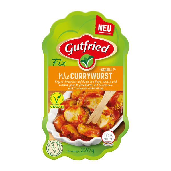 Gutfried Wie Currywurst, 220g
