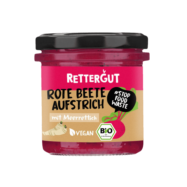 Rettergut SPREAD Beetroot with horseradish, ORGANIC, 135g