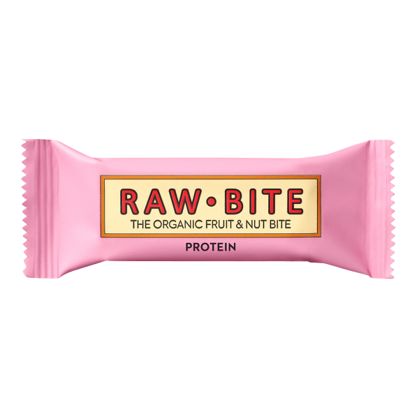 RAW BITE FRUIT BAR Protein, ORGANIC, 50g