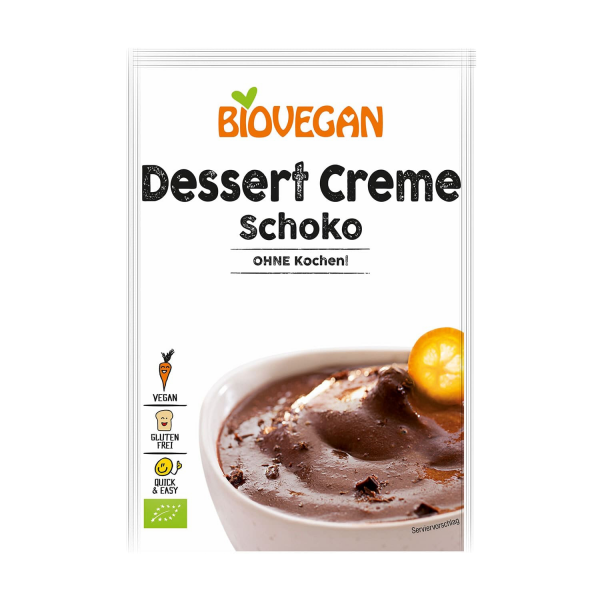 Biovegan DESSERT CREAM CHOCOLATE, ORGANIC, 68g