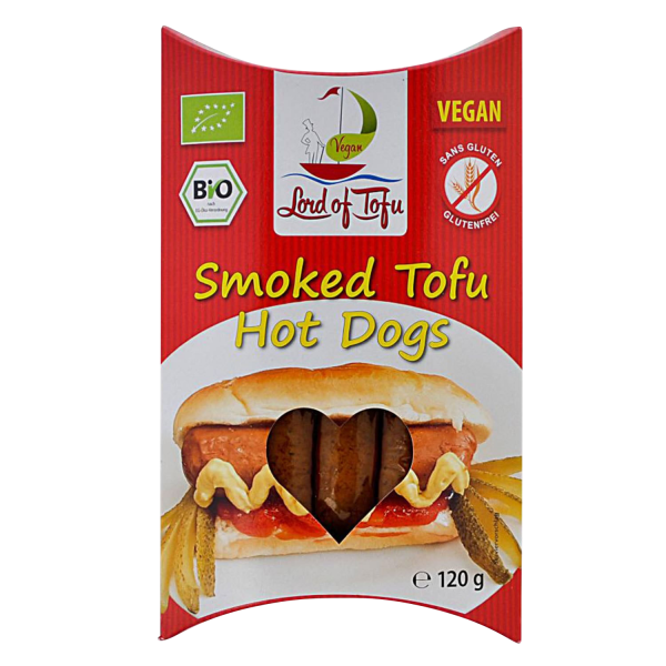 Lord of Tofu SMOKED TOFU HOT DOGS, organic, 120g