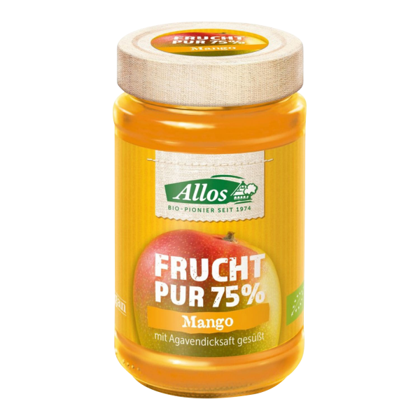 Allos FRUCHT PUR 75% Mango, BIO, 250g