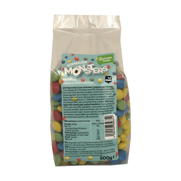 Vantastic foods SCHAKALODE Monsters, Bulk 500g