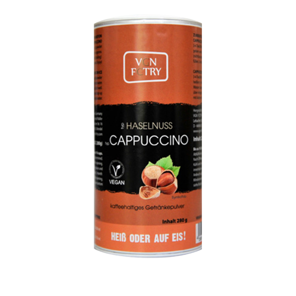 VGN FCTRY INSTANT Typ CAPPUCCINO hazelnut, 280g